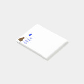 Das ist genug Fun Balloon-Bären-Zitat Post-it Klebezettel (angewinkelt)