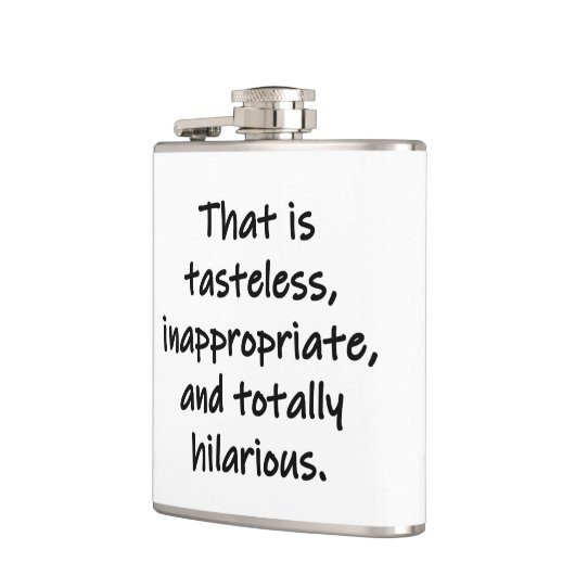 Das ist geschmacklos flachmann (Links)