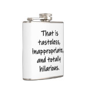 Das ist geschmacklos flachmann (Rechts)