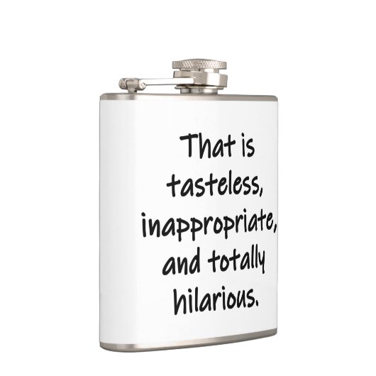 Das ist geschmacklos flachmann (Rechts)