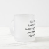 Das ist geschmacklos mattglastasse (Vorderseite Links)