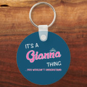 Das ist Gianna, was du nicht verstehen würdest Schlüsselanhänger (Vorderseite)