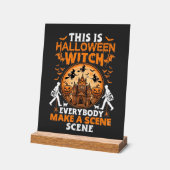 Das ist Halloween Acrylschild (Winkel)