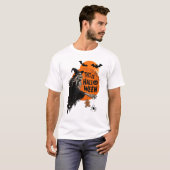 Das ist Halloween Beängstigend Hexe Retro Spooky P T-Shirt (Vorne ganz)