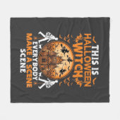 Das ist Halloween Fleecedecke (Vorderseite (Horizontal))