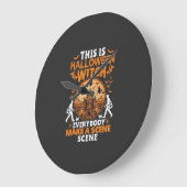 Das ist Halloween Große Wanduhr (Winkel)