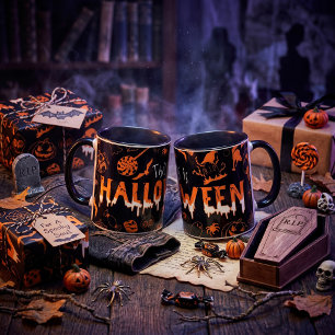 "Das ist Halloween – Gruseliger Stil für die Mutig Tasse