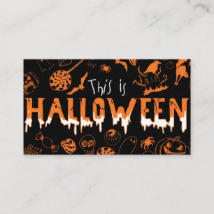 "Das ist Halloween – Gruselstyle für die Mutigen � Visitenkarte