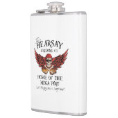 Das ist Hearsay Brewing Company Flachmann (Links)