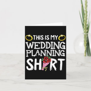 Das ist Hochzeitsplanung Cooler zukünftiger Eheman Karte
