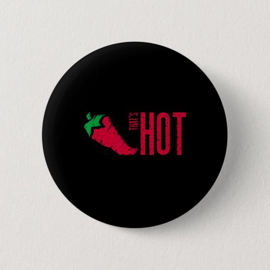 Das ist Hot Red Chili Pepper Button (Vorderseite)