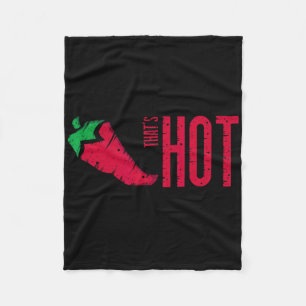 Das ist Hot Red Chili Pepper Fleecedecke