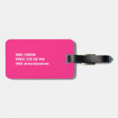 Das ist Ihre Tasche | Benutzerdefinierte Initialen Gepäckanhänger (Rückseite horizontal)