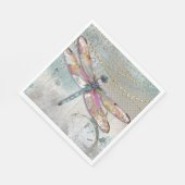 Das ist Ihre Zeit Dragonfly Napkin Serviette (Ecke)