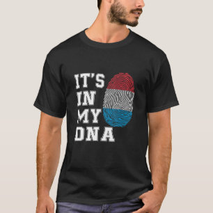 Das ist in meiner DNA, Luxemburgs stolze Luxemburg T-Shirt