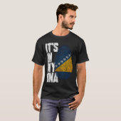 Das ist in meiner DNS, der bosnischen Stolz-Flagge T-Shirt (Vorne ganz)