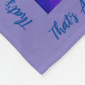 Das ist in Ordnung! -Fleecedecke Fleecedecke (Ecke)