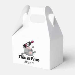 Das ist in Ordnung. Funny Purim Cat. פ ו ר י ם ש מ Geschenkschachtel