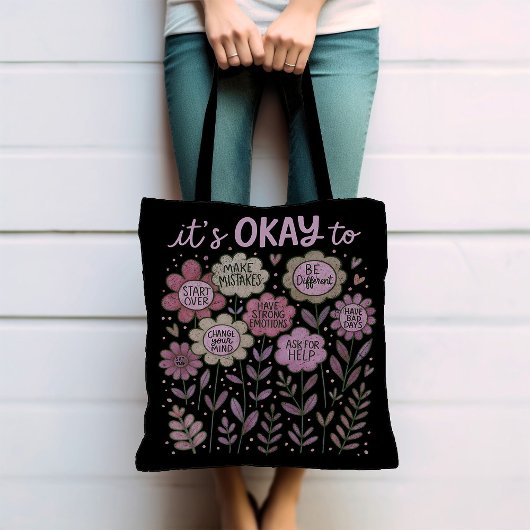 Das ist in Ordnung für Boho Floral Tasche