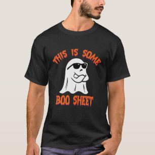 Das ist irgendwie Boo-Blatt Halloween Cooler Geist T-Shirt