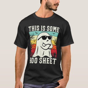 Das ist irgendwie ein Gespenst-Blatt Retro Hallowe T-Shirt