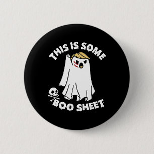Das ist irgendwie ein gruseliger Trump Halloween-S Button