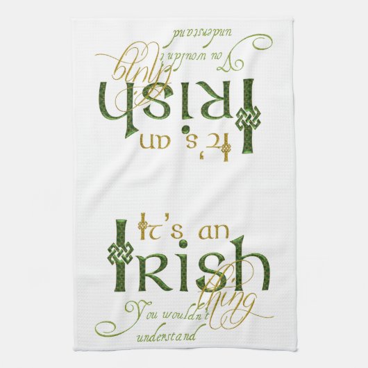 Das ist irisch küchentuch (Vertikal)