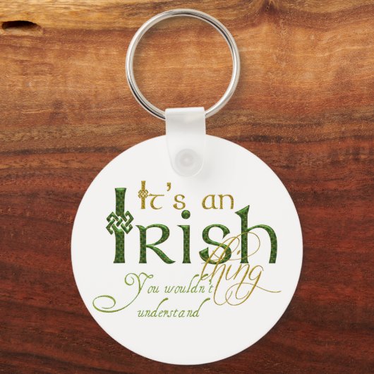 Das ist irisch schlüsselanhänger (Vorderseite)