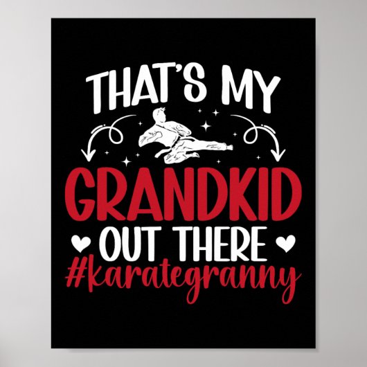 Das ist Karate Granny Proud Karate Gran Poster (Vorne)