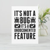 Das ist kein Fehler Dankeskarte (Stehend Vorderseite)