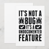 Das ist kein Fehler Dankeskarte (Vorne/Hinten)