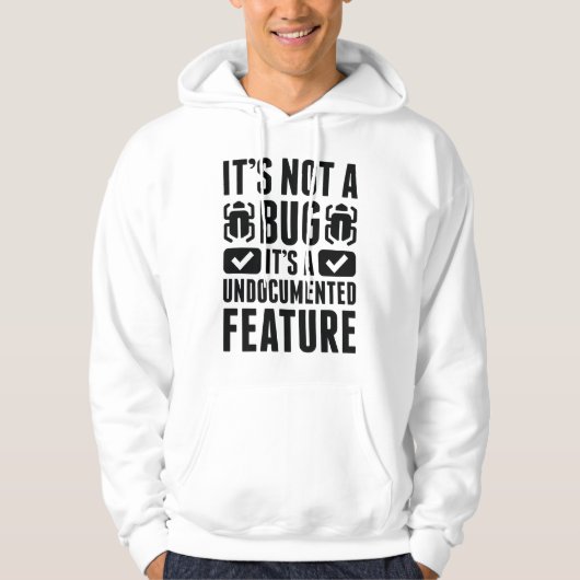 Das ist kein Fehler Hoodie (Vorderseite)