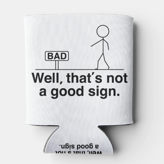 Das ist kein gutes Zeichen Dosenkühler (Rückseite)