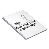 Das ist kein gutes Zeichen Notizblock (Rechte Seite)