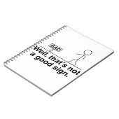 Das ist kein gutes Zeichen Notizblock (Linke Seite)