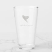 Das ist kein Hai-Zahn. Glas (Rückseite)