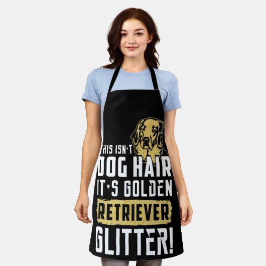 Das ist kein Hundehaar. Es ist der goldene Retriev Schürze (Getragen)