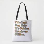 Das ist kein Hundehaar. Es ist der goldene Retriev Tasche (Vorderseite)