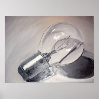 Das ist kein Poster der Glühbirne