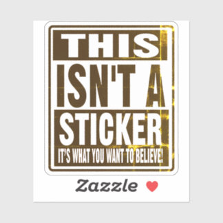 DAS IST KEIN STICKER! AUFKLEBER