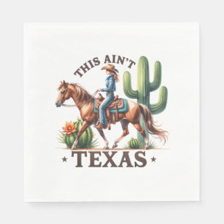 Das ist kein Texas Cowgirl Horse Serviette