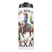Das ist kein Texas Cowgirl Horse Thermosbecher (Vorderseite)