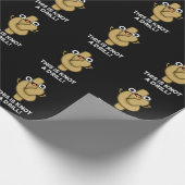 Das ist kein treibender Funny Rope Puff Dark BG Geschenkpapier (Ecke)