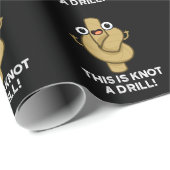 Das ist kein treibender Funny Rope Puff Dark BG Geschenkpapier (Rolleneckpunkt)