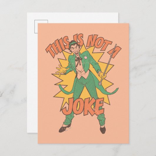 Das ist kein Witz Postkarte (Vorne/Hinten)