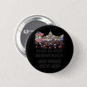 Das ist keine Demokratie Button (Vorne & Hinten)