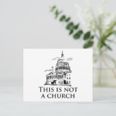 Das ist keine Kirche Postkarte (Stehend Vorderseite)