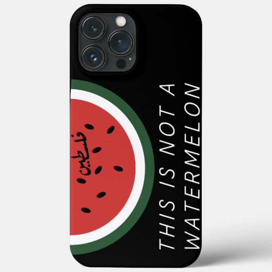 Das ist keine Wassermelone in Palästina Case-Mate iPhone Hülle (Rückseite)