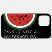 Das ist keine Wassermelone in Palästina Case-Mate iPhone Hülle (Rückseite (Horizontal))