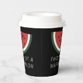 Das ist keine Wassermelone - Palästina-Wassermelon Pappbecher (Rechts)